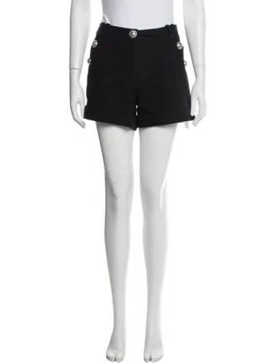 Pre-owned Balmain Mini Shorts In Black
