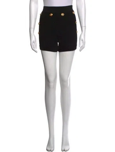 Pre-owned Balmain Mini Shorts In Black