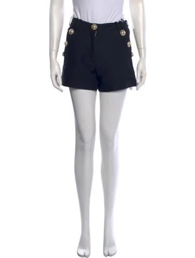 Pre-owned Balmain Mini Shorts In Black