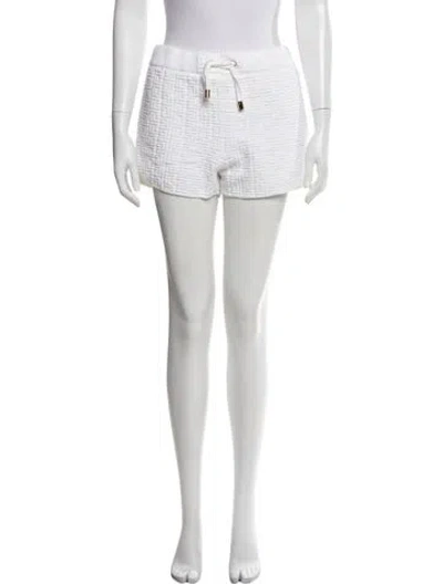 Pre-owned Balmain Mini Shorts In Neutral