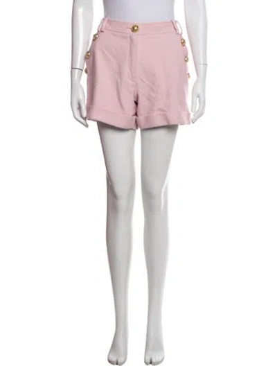 Pre-owned Balmain Mini Shorts In Pink