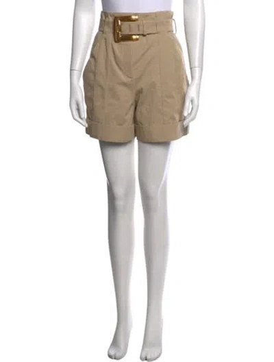 Pre-owned Balmain Mini Shorts W/ Tags In Brown