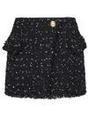 Balmain Tweed Mini Skirt