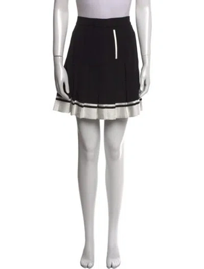 Pre-owned Balmain Mini Skirt In Black