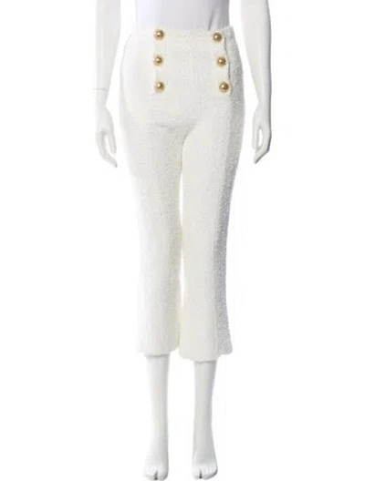Pre-owned Balmain Mini Skirt In White