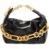 Balmain Sync Chain Mini Top-handle Bag In Calfskin Leather