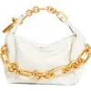 Balmain Mini Sync Leather Top Handle Bag