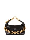 Balmain Sync Mini Bag In Calfskin Leather