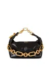 Balmain Sync Mini Bag In Calfskin Leather