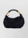 Balmain Mini Tote Bag Fur Texture