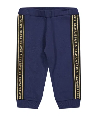 Balmain Minimalist Versatile Trousers In Blue