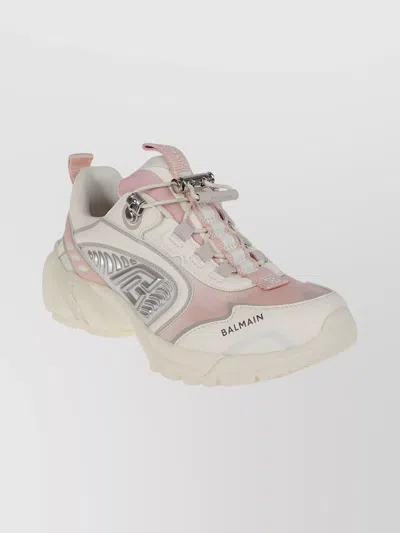 BALMAIN MIX OF TECHNICAL MATERIALS SNEAKERS