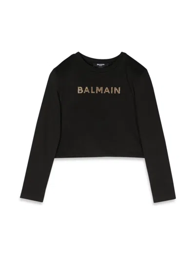 Balmain Kids'  ml Special T-shirt In Black