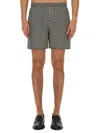 BALMAIN BALMAIN MONOGRAM BERMUDA SHORTS