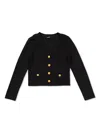 Balmain Monogram Cardigan In Blau