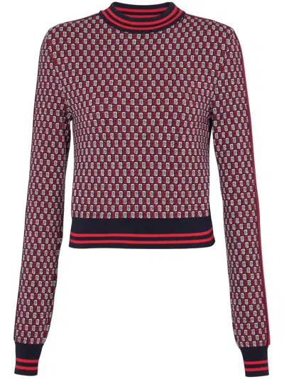 Balmain Karierter Pullover In Sjq