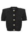 Balmain Pb Labyrinth Knit Cardigan