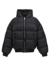 Balmain Monogram Down Jacket In Eap Noir/noir