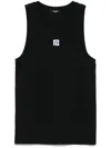 Balmain Top - Negro In Black