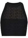 Balmain Pb Labyrinth Knit Top