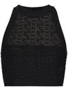 Balmain Pb Labyrinth Knit Top