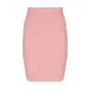 Balmain Pb-intarsia Knitted Mini Skirt
