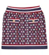 Balmain Kids Knit Skirt In Multicoloured