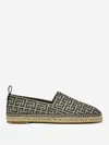 Balmain Monogram Jacquard Espadrilles In Multi