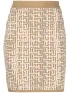Balmain Women Mini Skirt In Neutrals