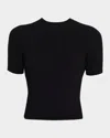 Balmain Monogram Knit Top In Black