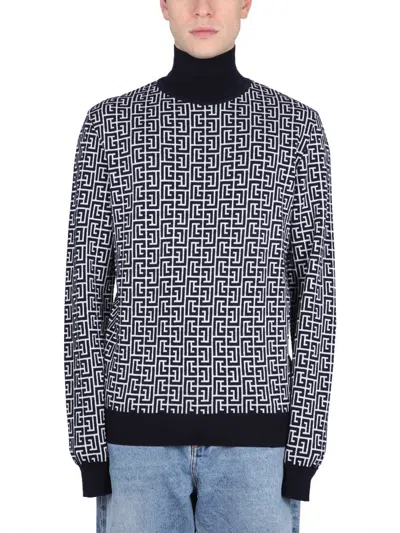 BALMAIN BALMAIN MONOGRAM LOGO SHIRT