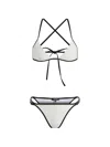 Balmain Monogram Lycra Swimsuit In White