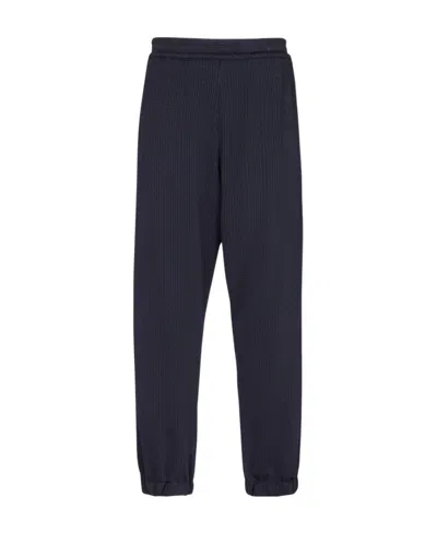 Balmain Monogram-pattern Elasticated-waistband Track Pants In Black