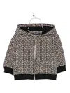 Balmain Monogram-pattern Hoodie In Black