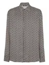 Balmain Pb Labyrinthe Monogram Long-sleeved Shirt
