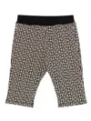 Balmain Monogram-pattern Trousers In Black