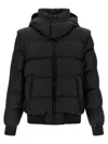 Balmain Monogram Pb Labirinto Down Jacket In Black