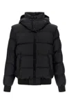 Balmain Monogram Pb Labirinto Down Jacket In Black