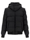 Balmain Monogram Pb Labirinto Down Jacket In Black