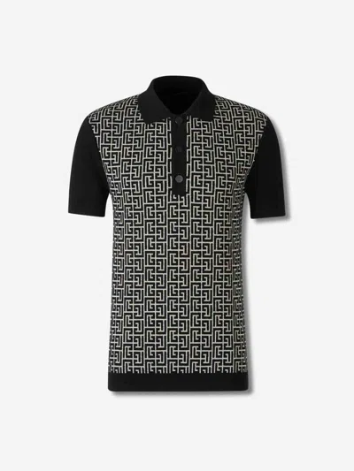 BALMAIN BALMAIN MONOGRAM POLO