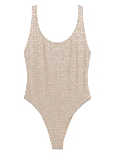 Balmain Monogram-print Swimsuit