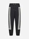 BALMAIN MONOGRAM SCARF PRINT TRACK PANTS