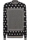 Balmain Pb-monogram Wool Jumper In Black