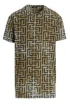 Balmain Monogram-print Short-sleeved T-shirt