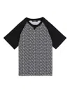 Balmain Monogram T-shirt In Black