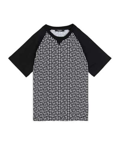 BALMAIN MONOGRAM T-SHIRT