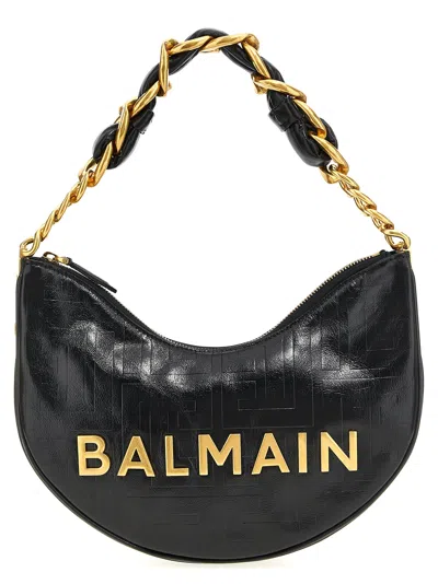 Balmain Moon Bag Shoulder Bags Black