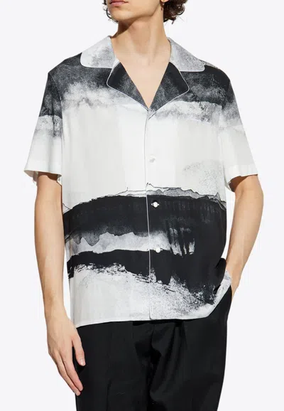 Balmain Moon Print Buttoned Shirt