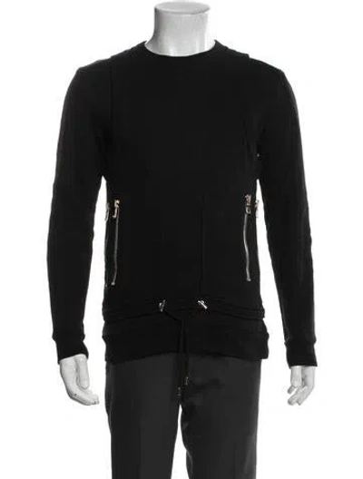 Pre-owned Balmain Moto Jacket In Black