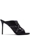 Balmain Square-headed High-heeled Sandals